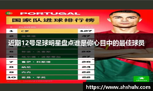 近期12号足球明星盘点谁是你心目中的最佳球员